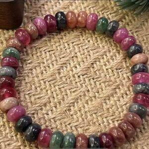 Multicolor Beaded Stretch Bracelet - Women Jewelry